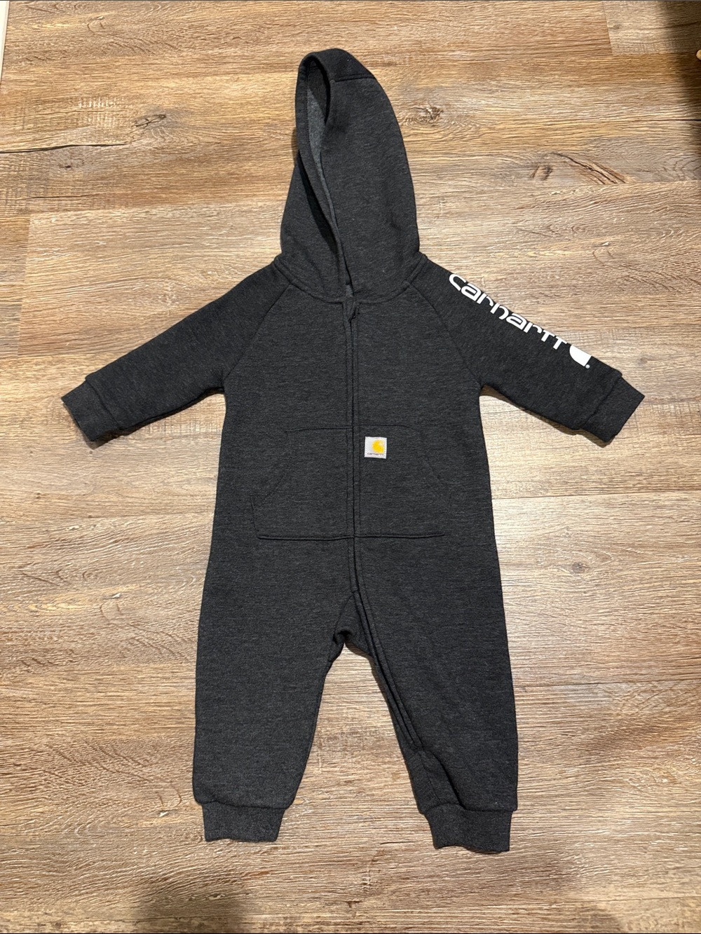 Carhartt Dark Gray Hooded Fleece Coverall